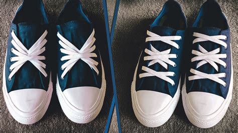 creative ways to lace sneakers.